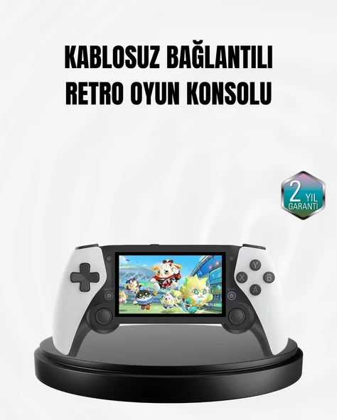 4.3 İnç Ekranlı Retro Oyun Konsolu – 64 GB Hafızalı, Şarjlı ve Multimedya Destekli ürün görseli 1