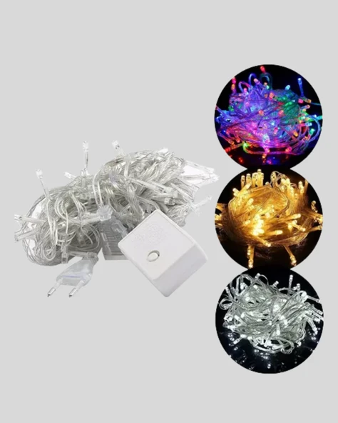 4 Metre Şelale Led Işık Perdesi Dekoratif - Resim 5