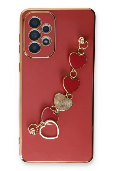 Samsung Galaxy A73 5G Kılıf Esila Silikon - Kırmızı-(5796) - Resim 2