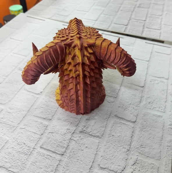 Mitolojik Gold Ejderha Biblo Fantastik Koleksiyon Ürünü ürün görseli 1