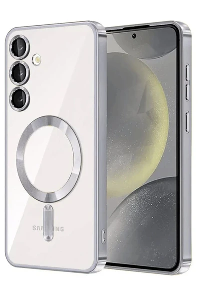 Samsung Galaxy A56 Kross Magneticsafe Kapak - Gümüş-(5796) ürün görseli 1