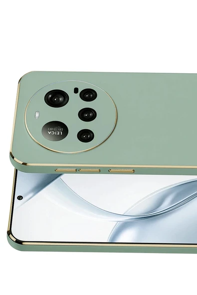 Xiaomi Mi 15 Ultra Kılıf Volet Silikon - Açık Yeşil-(5796) - Resim 3