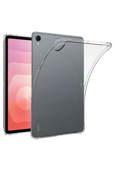 Samsung Galaxy Tab S11 Kılıf Anti Shock Tablet Silikon - Şeffaf-(5796) ürün görseli 1