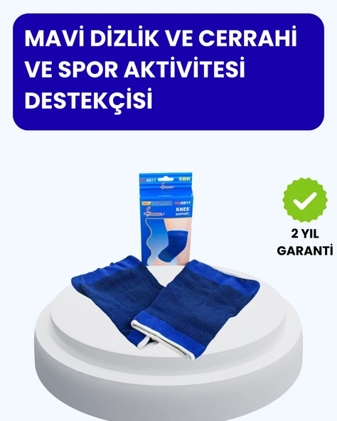 Diz Koruyucu Sporcu Bandajı Esnek Sıkı Destekli ürün görseli 1