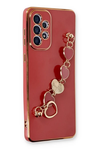 Samsung Galaxy A73 5G Kılıf Esila Silikon - Kırmızı-(5796) ürün görseli 1