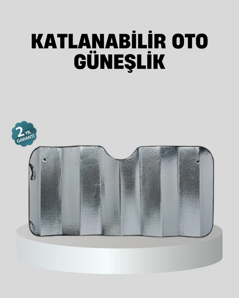 Araba Güneşliği Alüminyum Yansıtıcı Yüzeyle Etkili Isı Koruması ürün görseli 1
