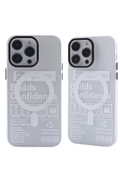 iPhone 13 Pro Kılıf Apollo Magneticsafe Desenli Kapak - Apollo Şeffaf - 4-(5796) ürün görseli 1