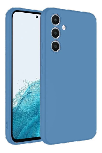 Samsung Galaxy A16 5G Kılıf First Silikon - Mavi-(5796) ürün görseli 1