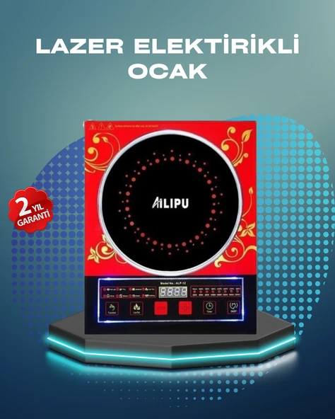 Dokunmatik LED Ekranlı İndüksiyon Ocak 8 Fonksiyonlu ürün görseli 1