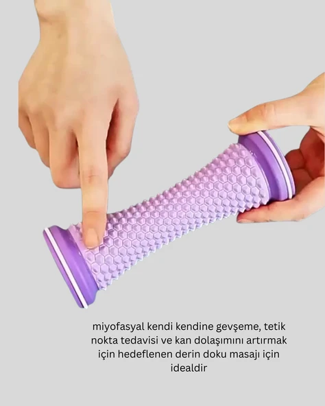 Ayak Masaj Aleti Kirpi Masaj Topu Kompakt Taşınabilir - Resim 2