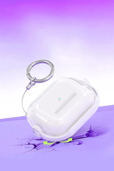 Airpods Pro 3 (3.nesil) Tema Kılıf - Beyaz-(5796) - Resim 5