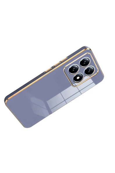 Xiaomi Mi 14T Pro Volet Silikon - Mavi-(5796) - Resim 3