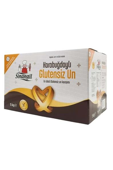 Sinangil Glutensiz Un 15kg (15000GR) Kutu Karabuğdaylı (3PK*5KG) - Resim 2