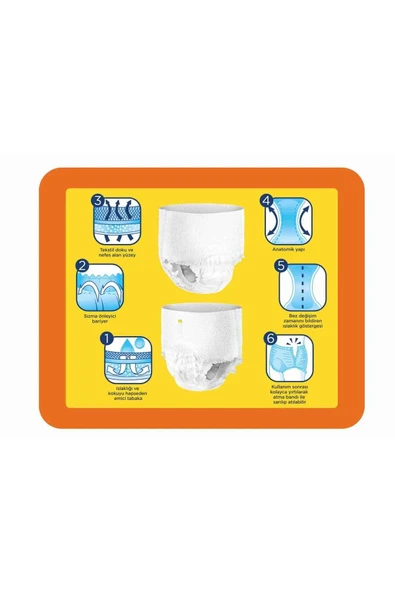 Canped Emici Külot Extra Büyük Boy Large 35 Adet (7*5pk) - Resim 3