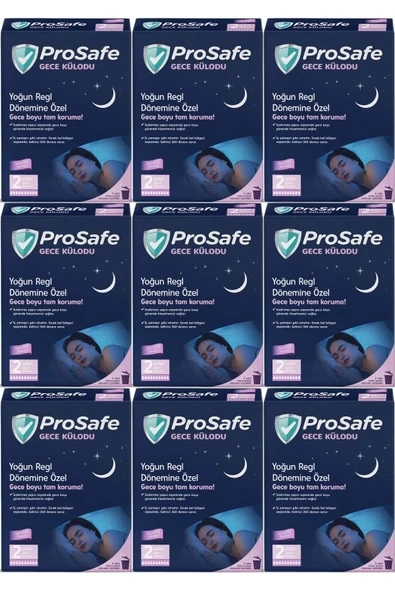 PROSAFE Gece Külodu / Külot (YOĞUN REGL DÖNEMİNE ÖZEL) (18 Lİ SET) (9PK*2) ürün görseli 1