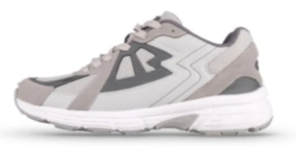 MP 252-6056 Gri Kadın Bağcıklı Spor Ayakkabı - Resim 2