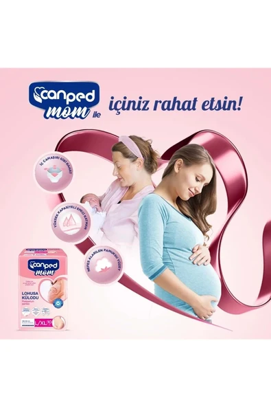 Canped Mom Lohusa Külodu - Külot Bez L - Large - Büyük / XL - Extra Large - 30 Adet (3PK*10) - Resim 3
