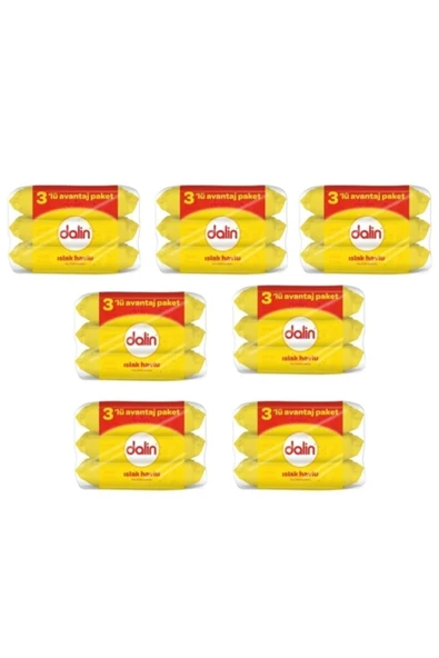 Dalin Islak Havlu Mendil 21x56 Yaprak ürün görseli 1