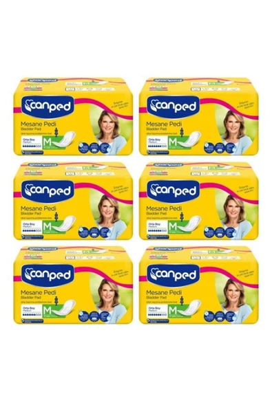 Canped MESANE PEDİ 10 LU ORTA (M) 6 ADET ürün görseli 1