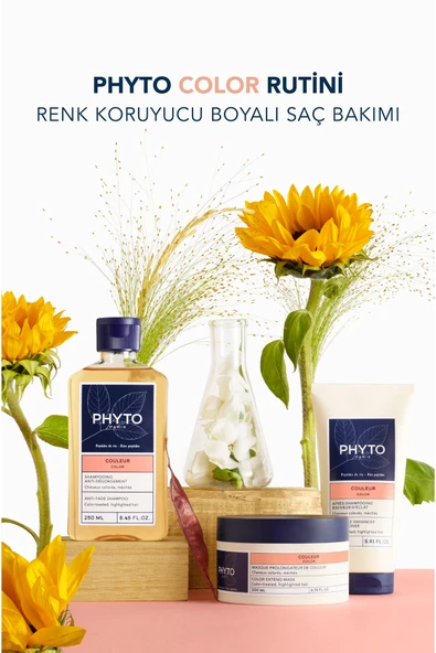 Phyto Color Renk Koruyucu Şampuan 250ml Kadın- Boyalı Ve Işlem Görmüş Saçlar Için Bitkisel Bakım - Resim 2