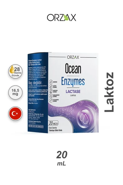 Ocean Enzymes Lactase Damla 20 ml ürün görseli 1