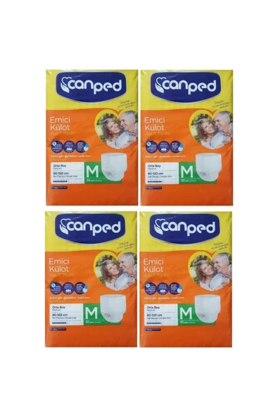 Canped Emici Külot Orta Boy Medium 4 Paket 120 Adet ürün görseli 1