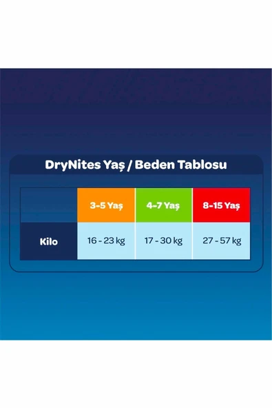 DryNites Huggies Dry Nites Emici Külot Kız 4-7 Yaş 17-30 Kg 10'lu - Resim 5