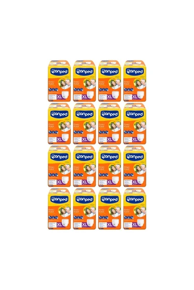 Canped Emici Külot Extra Büyük Boy Large 112 Adet (7*16pk) ürün görseli 1