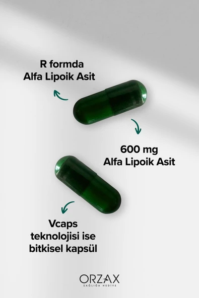 Ocean Alfa Lipoik Asit 600 Mg 30 Kapsül - Resim 3