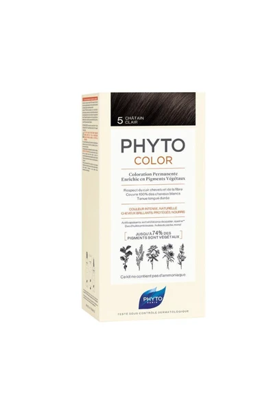 Phyto Color 5 Açık Kestane (bitkisel Saç Boyası) ürün görseli 1