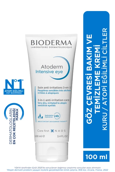 Bioderma Atoderm intensive Eye Göz Çevresi Kremi 100 ml ürün görseli 1