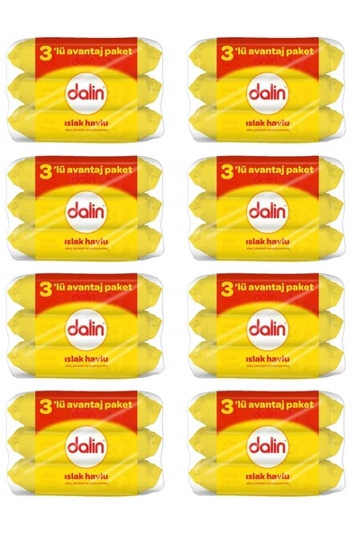 Dalin Klasik Islak Havlu 24'Lü 3 X 56 Adet ürün görseli 1