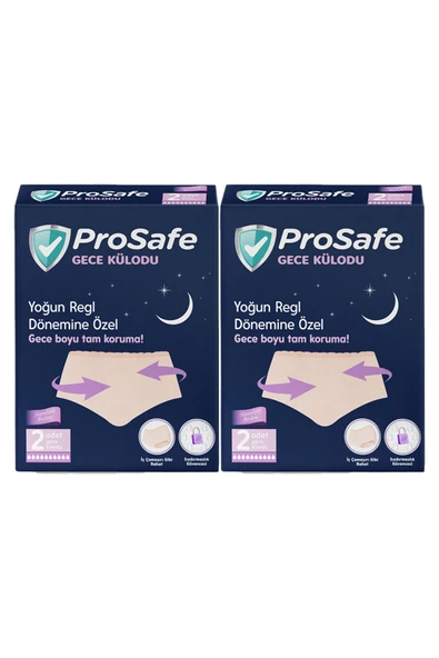 PROSAFE Gece Külodu Yoğun Regl Dönemine Özel 2 Paket 4 Adet ürün görseli 1