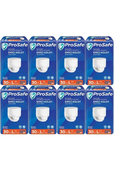 PROSAFE Emici Külot Hasta Bezi Büyük-large 240 Adet (8PK*30) ürün görseli 1