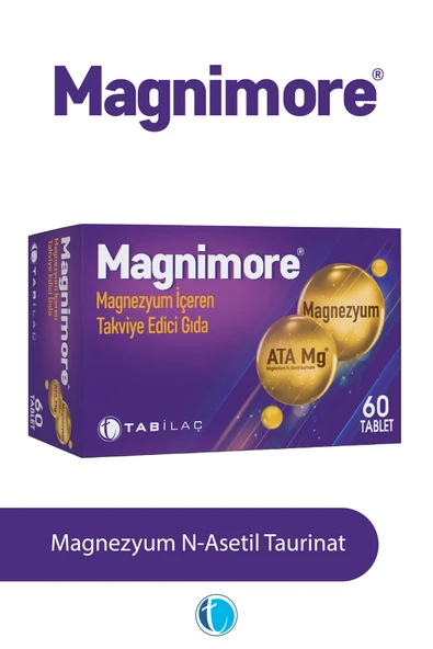 Tab İlaç Magnezyum 60 Tablet N-Asetil Taurinat ürün görseli 1