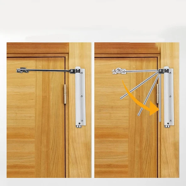 Kapı İtme Yayı Yüksek Dayanım Sessiz Çalışan Kapanış Destekli Profesyonel Kapı Mekanizması 162 mm - Resim 6