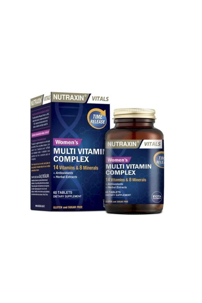 Nutraxin Womens Multivitamin Mineral Complex 60 Tablet ürün görseli 1