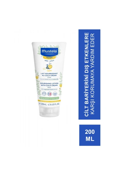 Mustela Cold Krem İçeren Besleyici Vücut Losyonu 200 ml - Resim 2