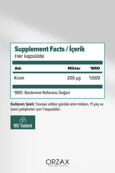 Ocean Krom Pikolinat 20 Mcg 90 Kapsül 8697595872710 - Resim 2