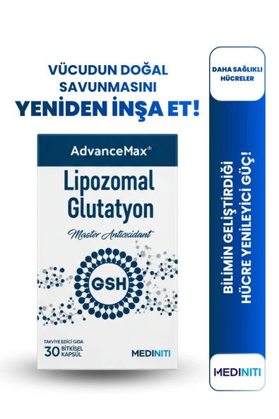 AdvanceMax Lipozomal Glutatyon 30 Kapsül ürün görseli 1