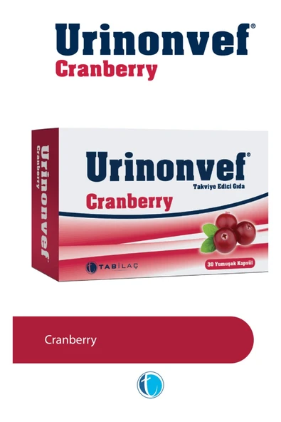 Urinonvef Cranberry 30 Yumuşak Kapsül ürün görseli 1