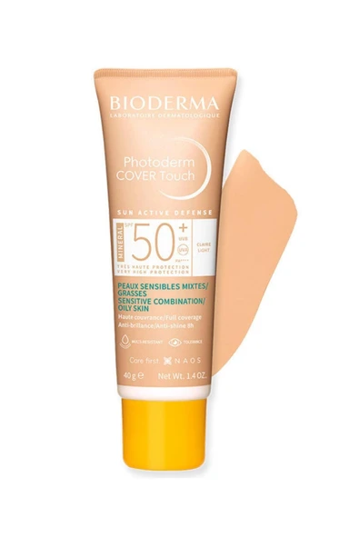 Bioderma Photoderm Cover Touch Spf50+ Light 40 Ml ürün görseli 1