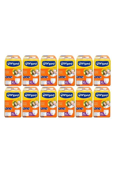 Canped Emici Külot Extra Büyük Boy Large 84 Adet (7*12pk) ürün görseli 1