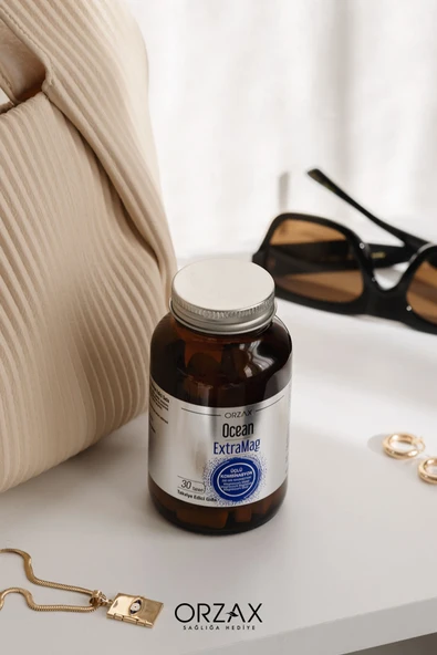 Ocean ExtraMag Üçlü Kombinasyon Magnezyum 200 mg Takviye Edici Gıda 30 Tablet - Resim 5