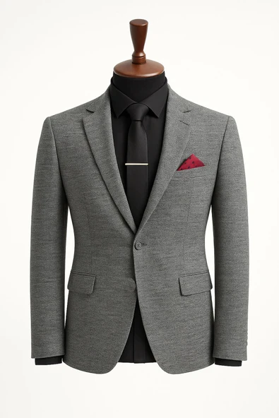 Erkek İtalyan Kesim Tek Düğmeli Blazer Ceket  Klasik ve Modern Şıklık ürün görseli 1