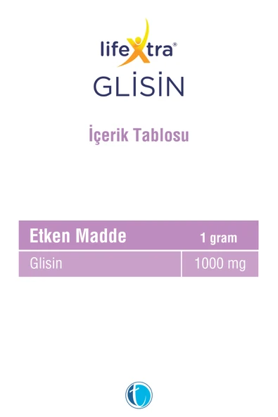 LİFEXTRA LifeXtra Glisin Takviye Edici Gıda 150 GR - Resim 2