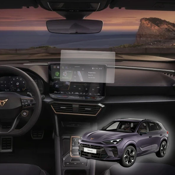 Cupra Terramar Multimedya Paneli Uyumlu Nano Cam Ekran Koruyucu ürün görseli 1