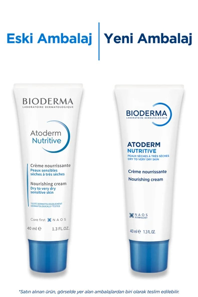 Bioderma Atoderm Nutrition Çok Kuru Olgun Cilt Besleyici Nemlendirici Yüz Kremi Avokado ve Shea Yağı 40 ml - Resim 2