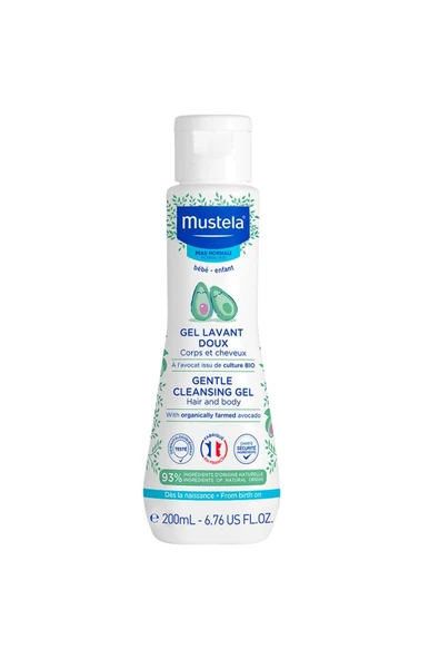 Mustela Gentle Cleansıng Gel Saç ve Vücut Şampuanı 200 ml ürün görseli 1