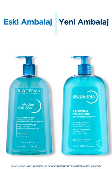 Bioderma Atoderm Shower Gel 1 lt - Resim 2